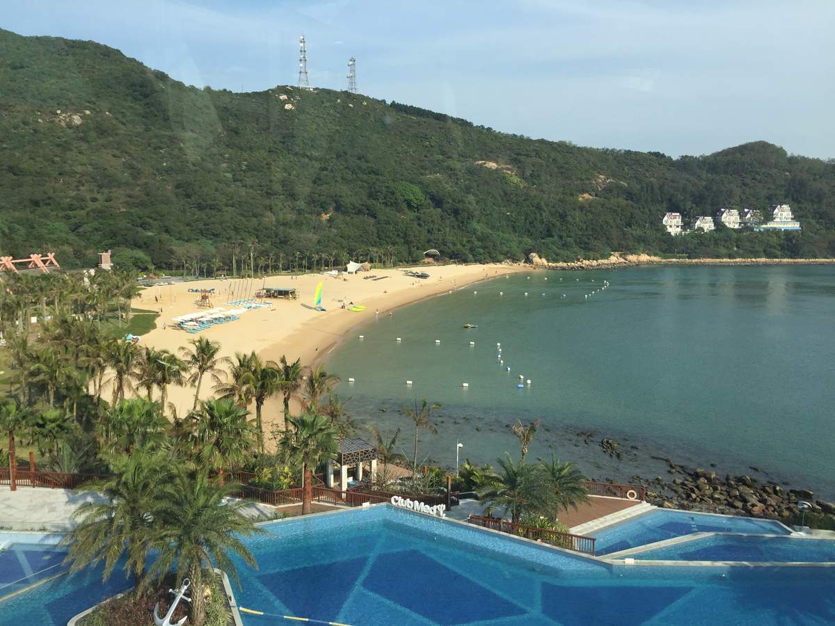 俯瞰 Club Med 的海湾