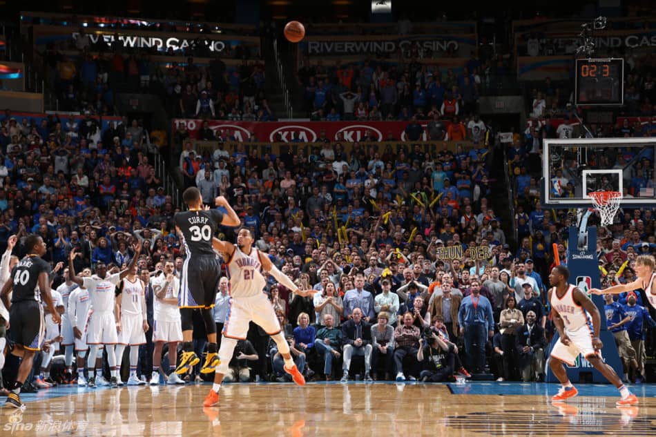 勇士 121:118 雷霆